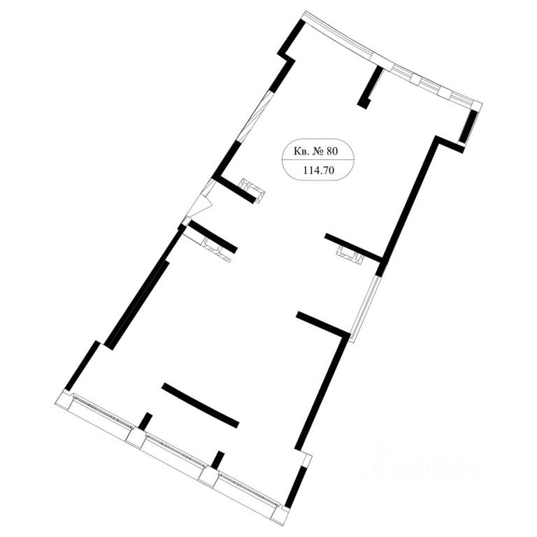 2-BD Apartment Sale, 109.22 sq. m. at Marshal, Marshala Rybalko Street, Moscow, Russia #1