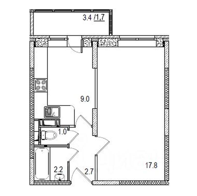 Apartment Sale, 36 sq. m. at Istomkino, Yubileynaya ulitsa, Noginsk, Bogorodskiy Urban District, Moscow Region, Russia #1 Apartment Sale, 36 sq. m. at Istomkino, Yubileynaya ulitsa, Noginsk, Bogorodskiy Urban District, Moscow Region, Russia #1