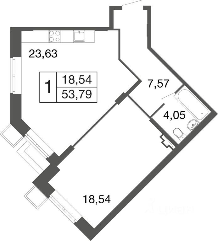 Apartment Sale, 53.79 sq. m. at Vremena goda, Proletarskaya ulitsa, Aprelevka, Naro-Fominskiy City District, Moscow Region, Russia #1 Apartment Sale, 53.79 sq. m. at Vremena goda, Proletarskaya ulitsa, Aprelevka, Naro-Fominskiy City District, Moscow Region, Russia #1