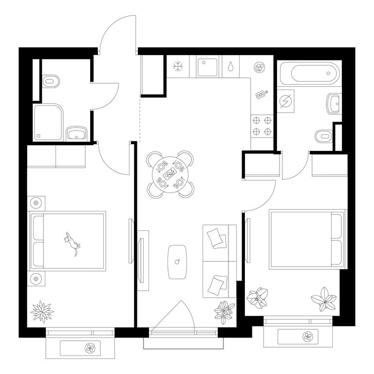 2-BD Apartment Sale, 55.28 sq. m. at Ilinskie Luga, Zapovednaya Street, 1, posyolok Ilyinskoye-Usovo, Krasnogorsk City District, Moscow Region, Russia #1 2-BD Apartment Sale, 55.28 sq. m. at Ilinskie Luga, Zapovednaya Street, 1, posyolok Ilyinskoye-Usovo, Krasnogorsk City District, Moscow Region, Russia #1