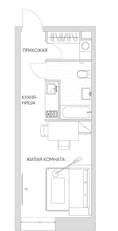 Apartment Sale, 27.4平方米 at Nice Loft, Avtomobilny Drive, 4, Moscow, Russia #1 Apartment Sale, 27.4平方米 at Nice Loft, Avtomobilny Drive, 4, Moscow, Russia #1
