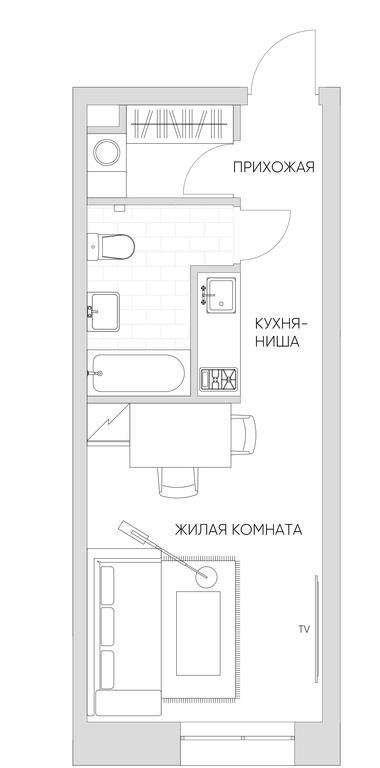 Apartment Sale, 27.4 sq. m. at Nice Loft, Avtomobilny Drive, 4, Moscow, Russia #1 Apartment Sale, 27.4 sq. m. at Nice Loft, Avtomobilny Drive, 4, Moscow, Russia #1