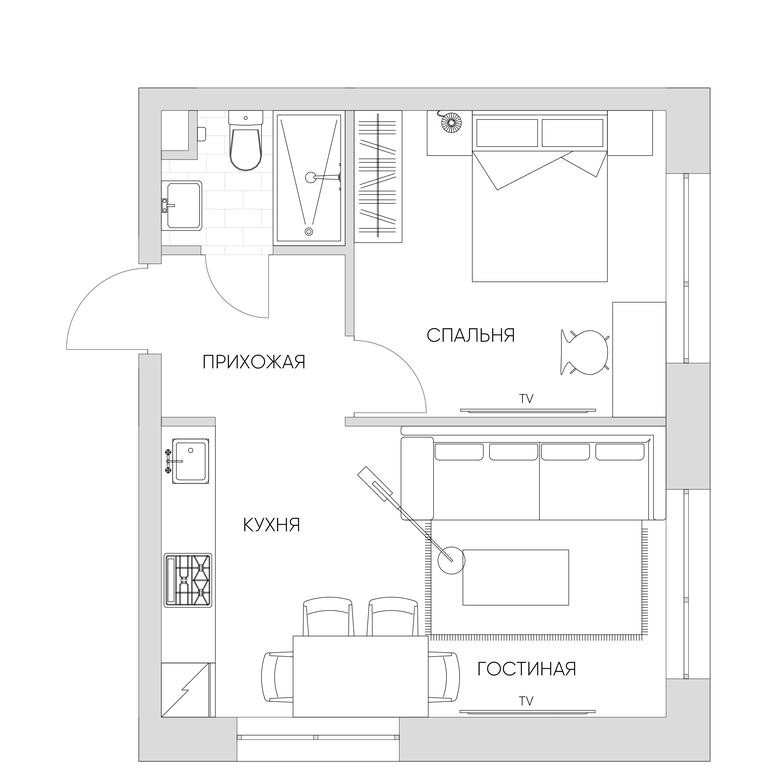 1-BD Apartment Sale, 36.3 sq. m. at Nice Loft, Avtomobilny Drive, 4, Moscow, Russia #1 1-BD Apartment Sale, 36.3 sq. m. at Nice Loft, Avtomobilny Drive, 4, Moscow, Russia #1