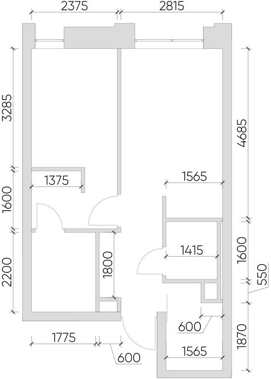 1-BD Apartment Sale, 38.5平方米 at Nice Loft, Avtomobilny Drive, 4, Moscow, Russia #2
