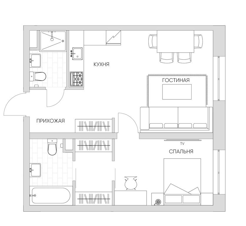 2-BD Apartment Sale, 49.5 sq. m. at Nice Loft, Avtomobilny Drive, 4, Moscow, Russia #1 2-BD Apartment Sale, 49.5 sq. m. at Nice Loft, Avtomobilny Drive, 4, Moscow, Russia #1