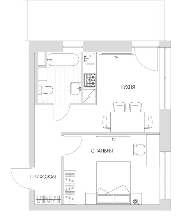 1-BD Apartment Sale, 46.1 sq. m. at Nice Loft, Avtomobilny Drive, 4, Moscow, Russia #1 1-BD Apartment Sale, 46.1 sq. m. at Nice Loft, Avtomobilny Drive, 4, Moscow, Russia #1