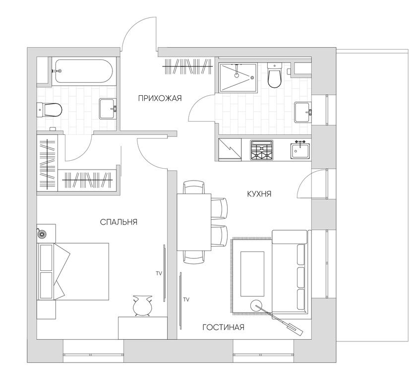 2-BD Apartment Sale, 68.4 sq. m. at Nice Loft, Avtomobilny Drive, 4, Moscow, Russia #1 2-BD Apartment Sale, 68.4 sq. m. at Nice Loft, Avtomobilny Drive, 4, Moscow, Russia #1