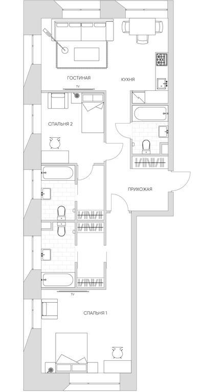 Продажа 3-комн. квартиры, 84,07 м² в ЖК «N’ice Loft (Найс Лофт)», Автомобильный проезд, 4, Москва, Россия #1 Продажа 3-комн. квартиры, 84,07 м² в ЖК «N’ice Loft (Найс Лофт)», Автомобильный проезд, 4, Москва, Россия #1