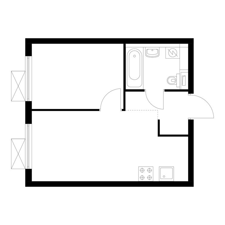 Продажа 1-комн. квартиры, 32,3 м² в ЖК «Кавказский бульвар 51», Кавказский бульвар, 51с3, Москва, Россия #1 Продажа 1-комн. квартиры, 32,3 м² в ЖК «Кавказский бульвар 51», Кавказский бульвар, 51с3, Москва, Россия #1