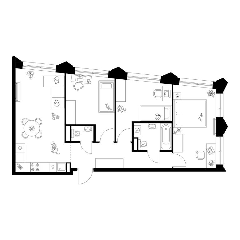 Продажа 3-комн. квартиры, 68,5 м² в ЖК «Матвеевский парк», Очаковское шоссе, вл3с11, Москва, Россия #1 Продажа 3-комн. квартиры, 68,5 м² в ЖК «Матвеевский парк», Очаковское шоссе, вл3с11, Москва, Россия #1