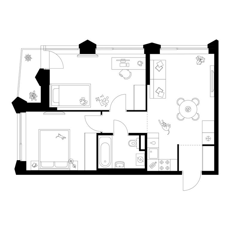 Продажа 2-комн. квартиры, 52,8 м² в ЖК «Матвеевский парк», Очаковское шоссе, вл3с11, Москва, Россия #1 Продажа 2-комн. квартиры, 52,8 м² в ЖК «Матвеевский парк», Очаковское шоссе, вл3с11, Москва, Россия #1