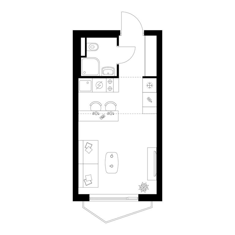 Apartment Sale, 21.9 sq. m. at Michurinskiy Park, Ozyornaya Street, 44А, Moscow, Russia #1 Apartment Sale, 21.9 sq. m. at Michurinskiy Park, Ozyornaya Street, 44А, Moscow, Russia #1