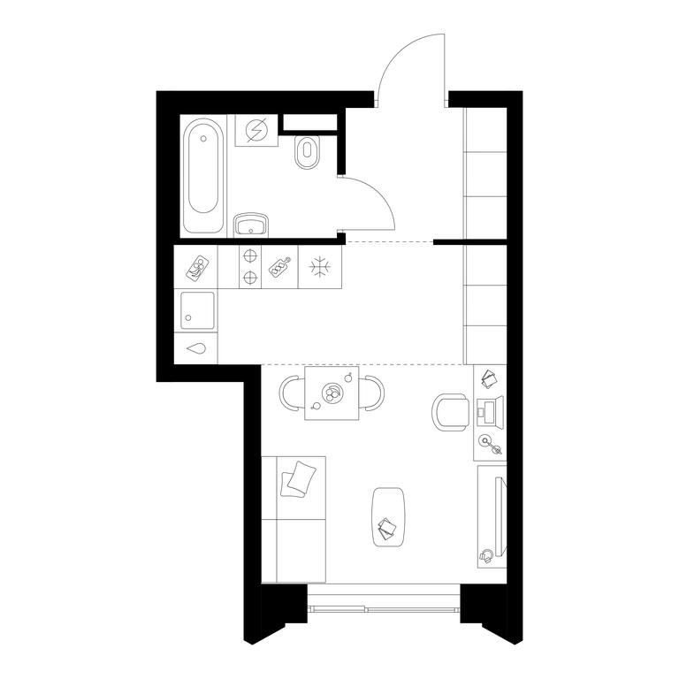 Продажа квартиры, 24,9 м² в ЖК «Матвеевский парк», Очаковское шоссе, вл3с11, Москва, Россия #1 Продажа квартиры, 24,9 м² в ЖК «Матвеевский парк», Очаковское шоссе, вл3с11, Москва, Россия #1