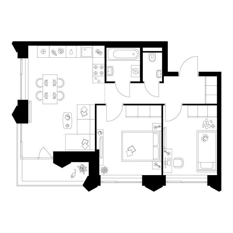 Продажа 2-комн. квартиры, 52,9 м² в ЖК «Матвеевский парк», Очаковское шоссе, вл3с11, Москва, Россия #1 Продажа 2-комн. квартиры, 52,9 м² в ЖК «Матвеевский парк», Очаковское шоссе, вл3с11, Москва, Россия #1