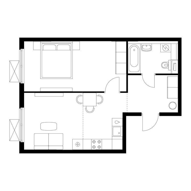 Продажа 1-комн. квартиры, 44,1 м² в ЖК «Волжский парк», 1-й Грайвороновский проезд, 3с11, Москва, Россия #1 Продажа 1-комн. квартиры, 44,1 м² в ЖК «Волжский парк», 1-й Грайвороновский проезд, 3с11, Москва, Россия #1