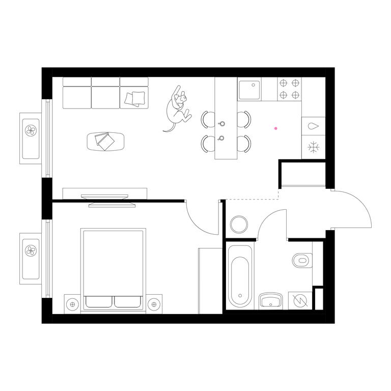 1-BD Apartment Sale, 38.6 sq. m. at Belaya Dacha Park, mikrorayon Parkovy, 1, Kotelniki, Moscow Region, Russia #1 1-BD Apartment Sale, 38.6 sq. m. at Belaya Dacha Park, mikrorayon Parkovy, 1, Kotelniki, Moscow Region, Russia #1