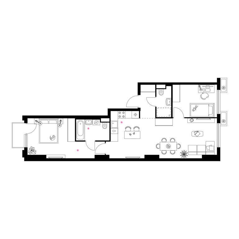2-BD Apartment Sale, 64.8 sq. m. at Belaya Dacha Park, mikrorayon Parkovy, 1, Kotelniki, Moscow Region, Russia #1 2-BD Apartment Sale, 64.8 sq. m. at Belaya Dacha Park, mikrorayon Parkovy, 1, Kotelniki, Moscow Region, Russia #1