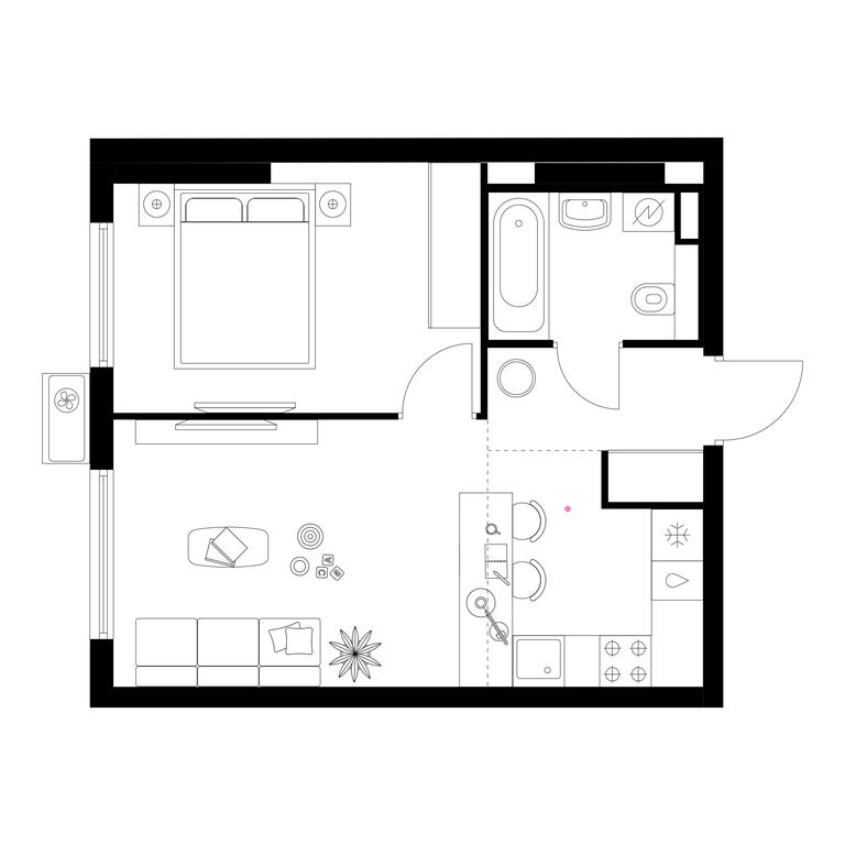 1-BD Apartment Sale, 38.4 sq. m. at Belaya Dacha Park, mikrorayon Parkovy, 1, Kotelniki, Moscow Region, Russia #1 1-BD Apartment Sale, 38.4 sq. m. at Belaya Dacha Park, mikrorayon Parkovy, 1, Kotelniki, Moscow Region, Russia #1