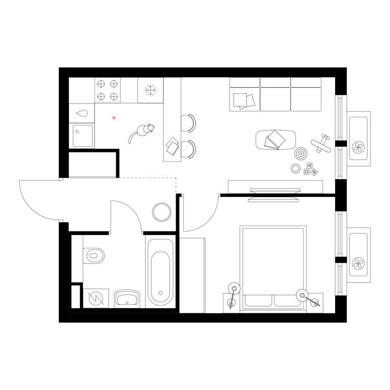 1-BD Apartment Sale, 32.3 sq. m. at Belaya Dacha Park, mikrorayon Parkovy, 1, Kotelniki, Moscow Region, Russia #1 1-BD Apartment Sale, 32.3 sq. m. at Belaya Dacha Park, mikrorayon Parkovy, 1, Kotelniki, Moscow Region, Russia #1