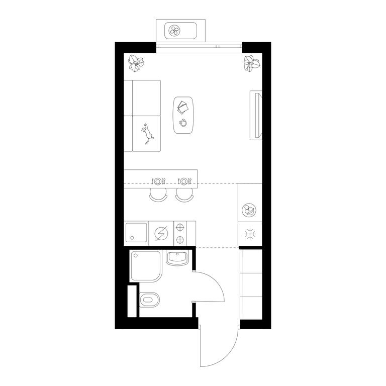 Apartment Sale, 21平方米 at Yaroslavskij kvartal, Yaroslavskiy Drive, 116, Korolyov, Moscow Region, Russia #1 Apartment Sale, 21平方米 at Yaroslavskij kvartal, Yaroslavskiy Drive, 116, Korolyov, Moscow Region, Russia #1