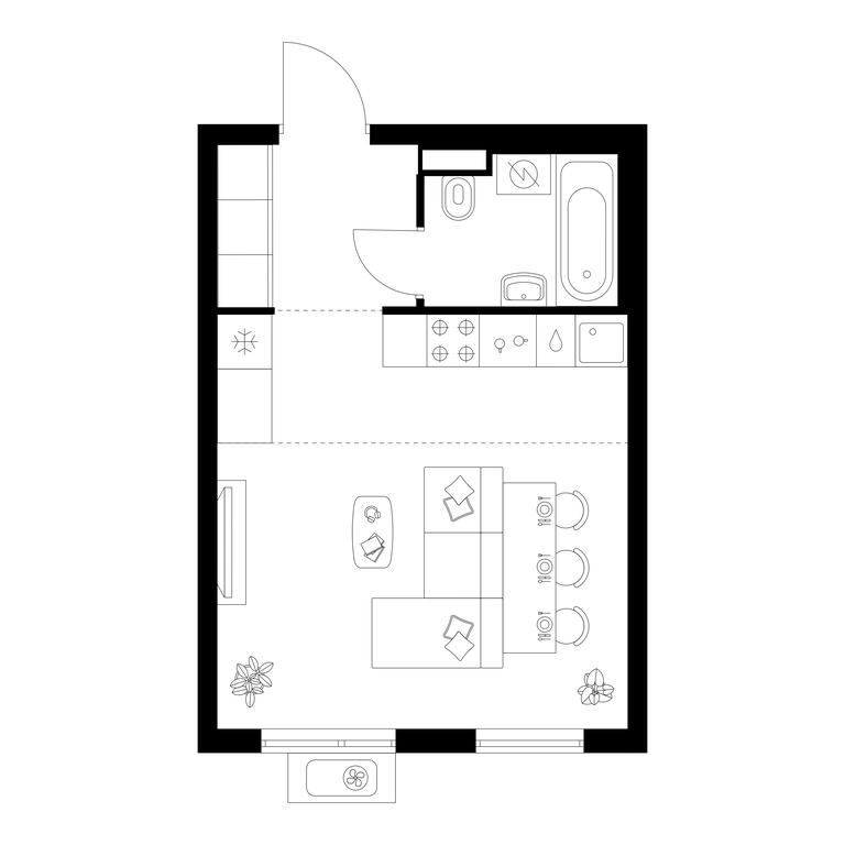 Apartment Sale, 28.9平方米 at Yaroslavskij kvartal, Yaroslavskiy Drive, 116, Korolyov, Moscow Region, Russia #1 Apartment Sale, 28.9平方米 at Yaroslavskij kvartal, Yaroslavskiy Drive, 116, Korolyov, Moscow Region, Russia #1