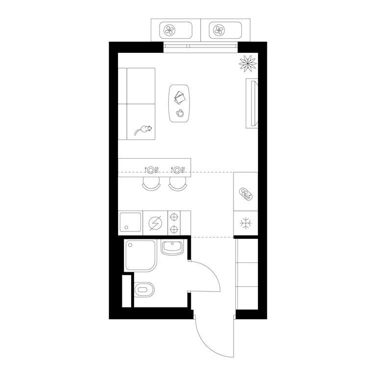 Apartment Sale, 20.1平方米 at Yaroslavskij kvartal, Yaroslavskiy Drive, 116, Korolyov, Moscow Region, Russia #1 Apartment Sale, 20.1平方米 at Yaroslavskij kvartal, Yaroslavskiy Drive, 116, Korolyov, Moscow Region, Russia #1