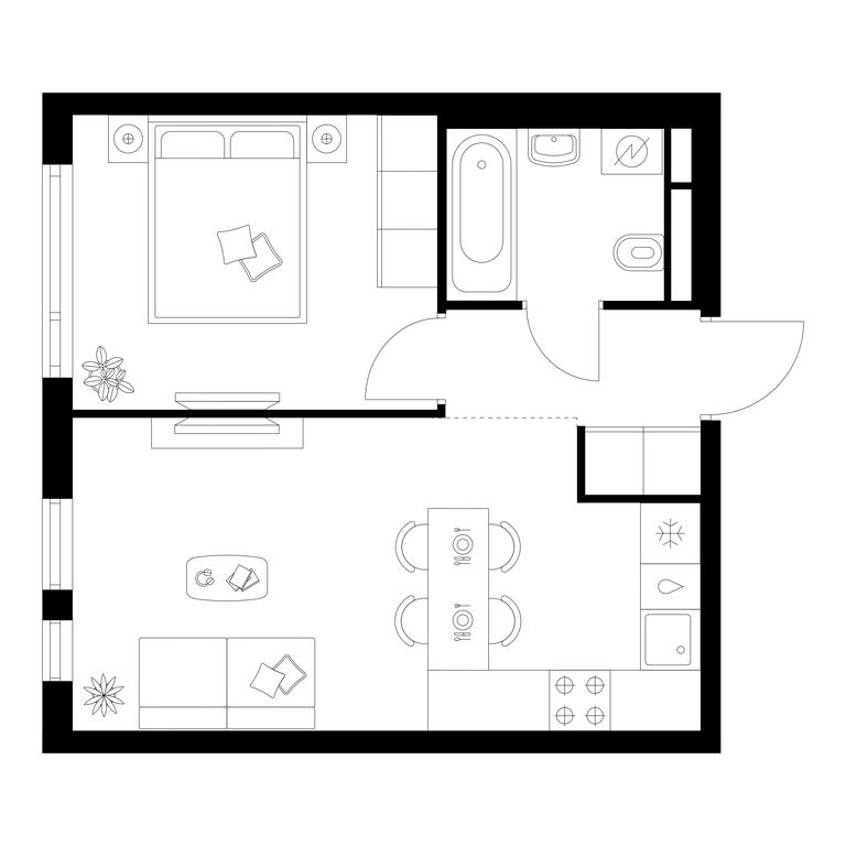 1-BD Apartment Sale, 36.5平方米 at Yaroslavskij kvartal, Yaroslavskiy Drive, 116, Korolyov, Moscow Region, Russia #1 1-BD Apartment Sale, 36.5平方米 at Yaroslavskij kvartal, Yaroslavskiy Drive, 116, Korolyov, Moscow Region, Russia #1