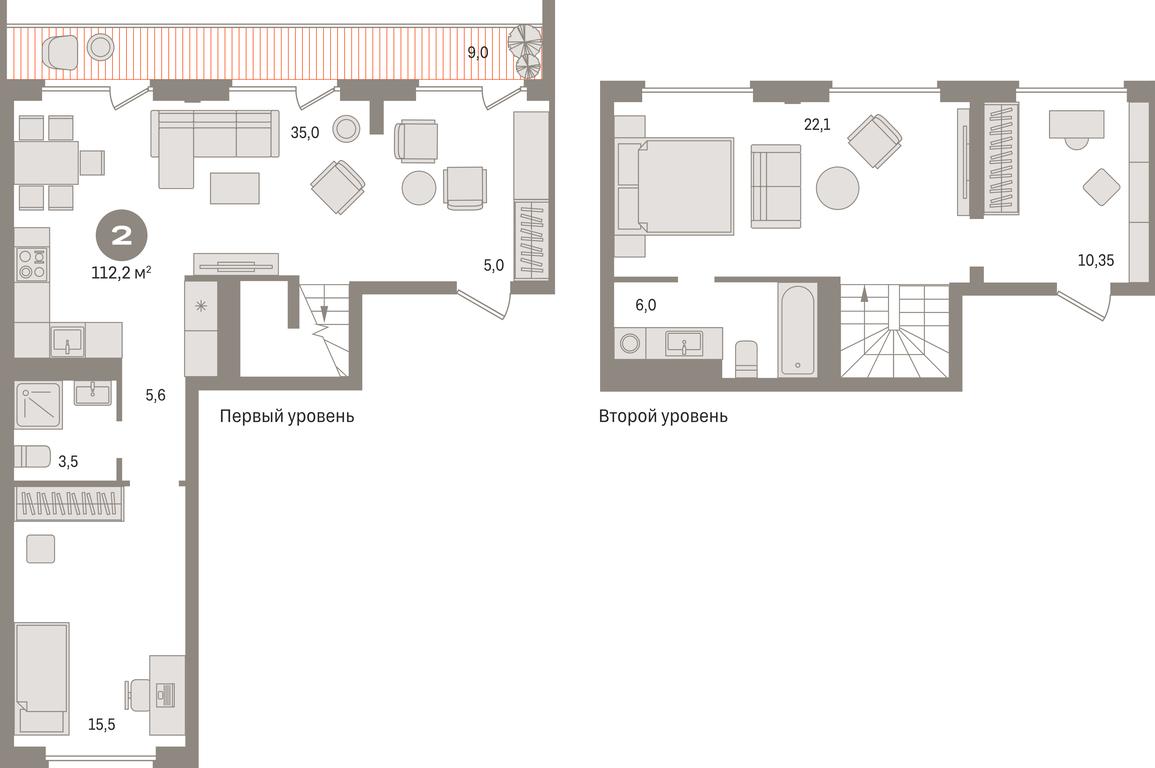 2-BD Apartment Sale, 112.2平方米 at Pervy kvartal, Kalinovaya ulitsa, derevnya Sapronovo, Leninskiy City District, Moscow Region, Russia #1 2-BD Apartment Sale, 112.2平方米 at Pervy kvartal, Kalinovaya ulitsa, derevnya Sapronovo, Leninskiy City District, Moscow Region, Russia #1