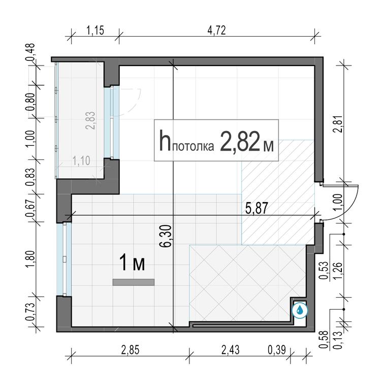 1-BD Apartment Sale, 33.02 sq. m. at Novoe Pushkino, mikrorayon Novoye Pushkino, Pushkino, Moscow Region, Russia #2 1-BD Apartment Sale, 33.02 sq. m. at Novoe Pushkino, mikrorayon Novoye Pushkino, Pushkino, Moscow Region, Russia #2