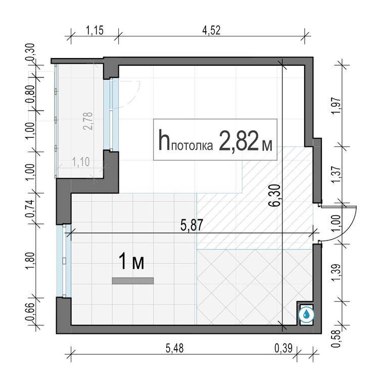 1-BD Apartment Sale, 33.36 sq. m. at Novoe Pushkino, mikrorayon Novoye Pushkino, Pushkino, Moscow Region, Russia #2 1-BD Apartment Sale, 33.36 sq. m. at Novoe Pushkino, mikrorayon Novoye Pushkino, Pushkino, Moscow Region, Russia #2