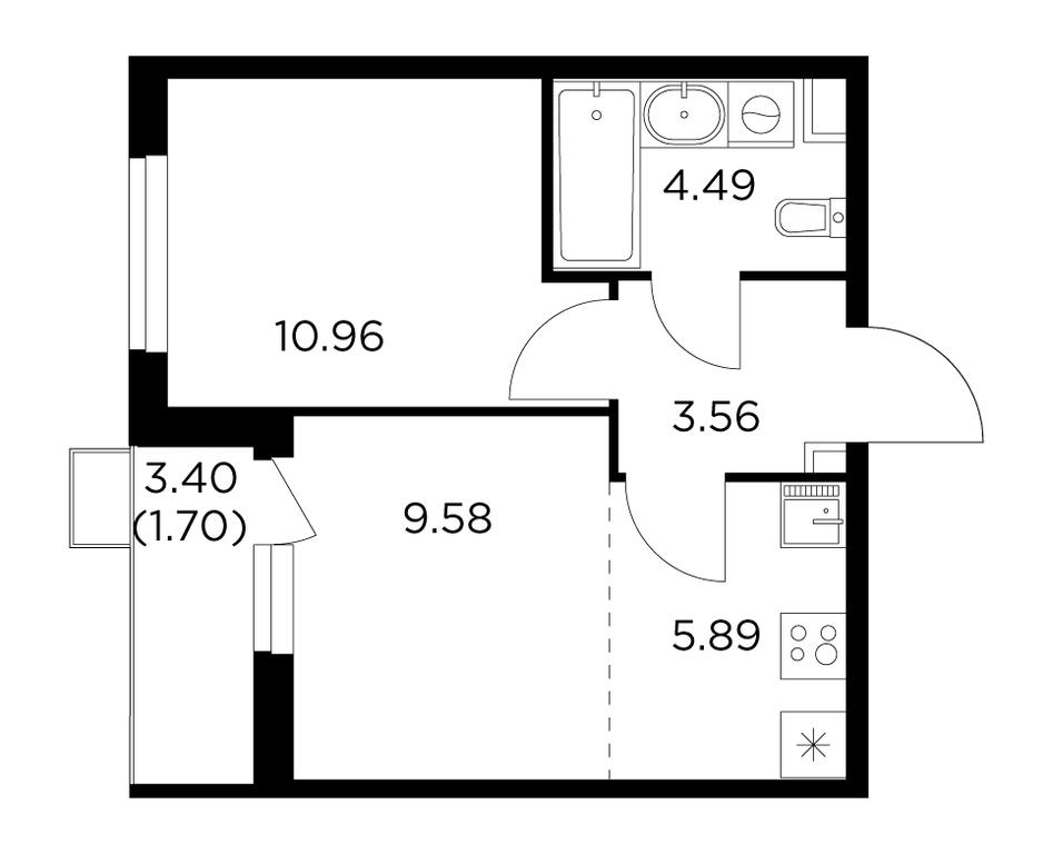 1-BD Apartment Sale, 36.18 sq. m. at Novoe Pushkino, mikrorayon Novoye Pushkino, Pushkino, Moscow Region, Russia #1 1-BD Apartment Sale, 36.18 sq. m. at Novoe Pushkino, mikrorayon Novoye Pushkino, Pushkino, Moscow Region, Russia #1