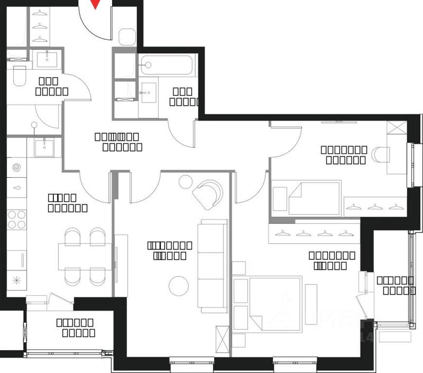 2-BD Apartment Sale, 84.5 sq. m. at Bolshaya semerka, Krasnobogatyrskaya Street, Moscow, Russia #1 2-BD Apartment Sale, 84.5 sq. m. at Bolshaya semerka, Krasnobogatyrskaya Street, Moscow, Russia #1