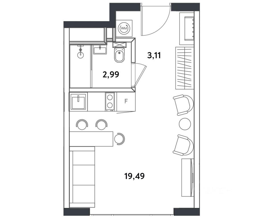 Продажа квартиры, 25,59 м² в ЖК «Измайловский Парк (Апартаменты бизнес-класса)», Окружной проезд, 10Б, Москва, Россия #1 Продажа квартиры, 25,59 м² в ЖК «Измайловский Парк (Апартаменты бизнес-класса)», Окружной проезд, 10Б, Москва, Россия #1