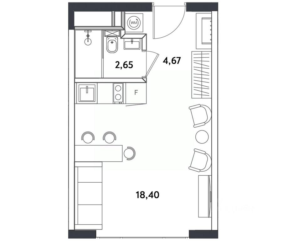 Apartment Sale, 26.23平方米 at Izmaylovskiy Park (Apartamenty biznes-klassa), Okruzhnoy Drive, 10Б, Moscow, Russia #1 Apartment Sale, 26.23平方米 at Izmaylovskiy Park (Apartamenty biznes-klassa), Okruzhnoy Drive, 10Б, Moscow, Russia #1