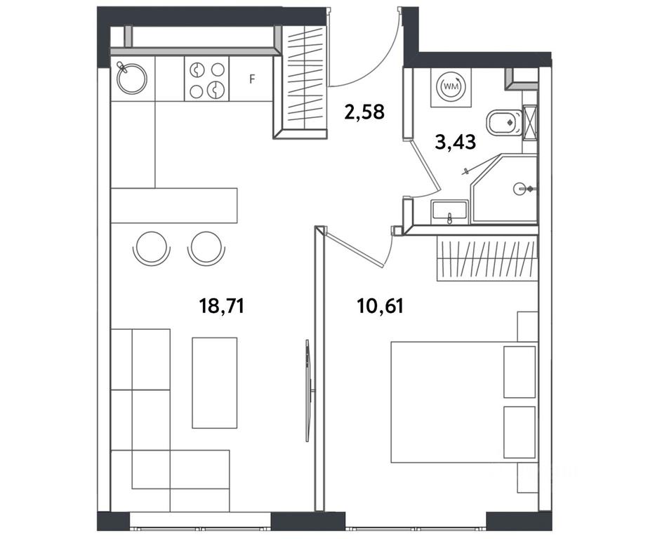 Продажа 1-комн. квартиры, 35,33 м² в ЖК «Измайловский Парк (Апартаменты бизнес-класса)», Окружной проезд, 10Б, Москва, Россия #1 Продажа 1-комн. квартиры, 35,33 м² в ЖК «Измайловский Парк (Апартаменты бизнес-класса)», Окружной проезд, 10Б, Москва, Россия #1