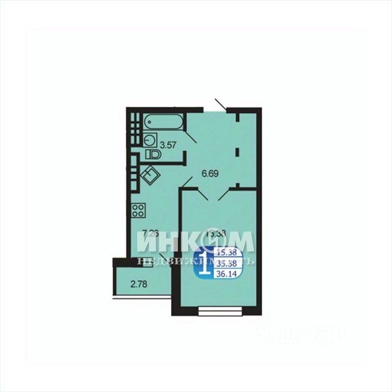 Apartment Sale, 36.6平方米 at Moskvoretskiy, Moskvoretskaya ulitsa, rabochiy posyolok Tuchkovo, Ruzskiy City District, Moscow Region, Russia #1 Apartment Sale, 36.6平方米 at Moskvoretskiy, Moskvoretskaya ulitsa, rabochiy posyolok Tuchkovo, Ruzskiy City District, Moscow Region, Russia #1