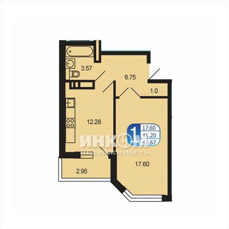 Apartment Sale, 42.5平方米 at Moskvoretskiy, Moskvoretskaya ulitsa, rabochiy posyolok Tuchkovo, Ruzskiy City District, Moscow Region, Russia #1 Apartment Sale, 42.5平方米 at Moskvoretskiy, Moskvoretskaya ulitsa, rabochiy posyolok Tuchkovo, Ruzskiy City District, Moscow Region, Russia #1