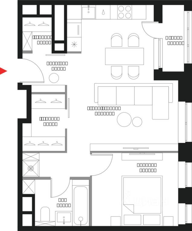 1-BD Apartment Sale, 53.84 sq. m. at Vremya, Lermontovskaya Street, 1, Moscow, Russia #1 1-BD Apartment Sale, 53.84 sq. m. at Vremya, Lermontovskaya Street, 1, Moscow, Russia #1