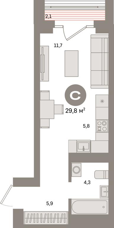 Apartment Sale, 29.8 sq. m. at Kvartal Metronom, Tagilskaya Street, Moscow, Russia #1 Apartment Sale, 29.8 sq. m. at Kvartal Metronom, Tagilskaya Street, Moscow, Russia #1