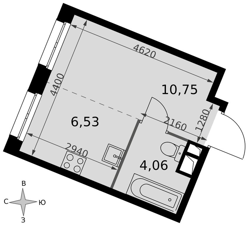 Apartment Sale, 21.34平方米 at Dvizhenie. Govorovo, Центральная улица, 47, деревня Говорово, поселение Московский, Москва, Россия #2 Apartment Sale, 21.34平方米 at Dvizhenie. Govorovo, Центральная улица, 47, деревня Говорово, поселение Московский, Москва, Россия #2