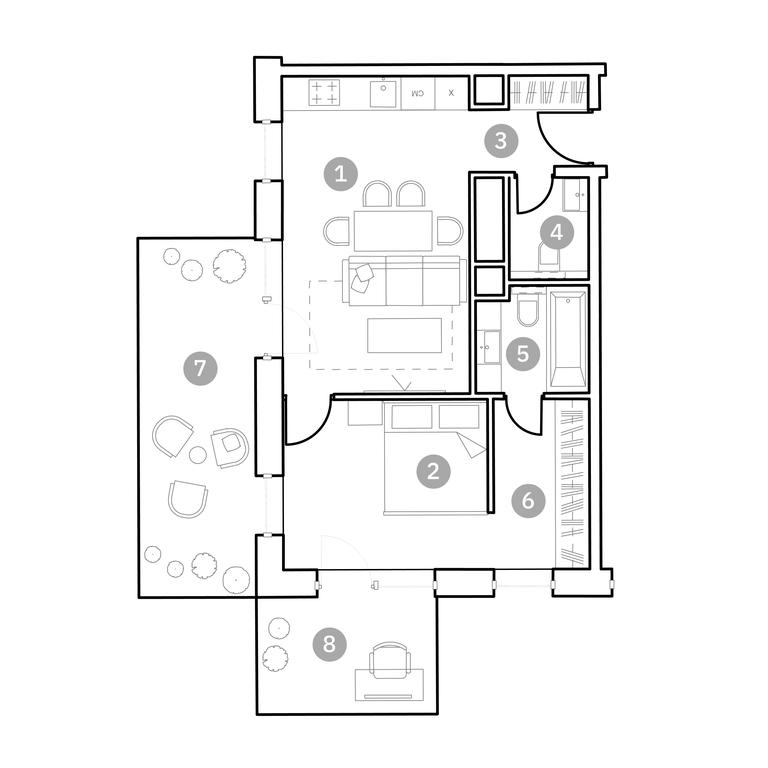1-BD Apartment Sale, 61.4 sq. m. at Fiztekh-City, Новодачная улица, 67, Москва, Россия #2