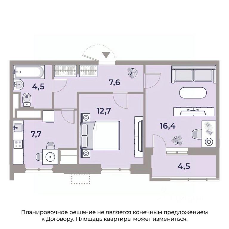 1-BD Apartment Sale, 54 sq. m. at Park Legend, Avtozavodskaya Street, Moscow, Russia #1 1-BD Apartment Sale, 54 sq. m. at Park Legend, Avtozavodskaya Street, Moscow, Russia #1