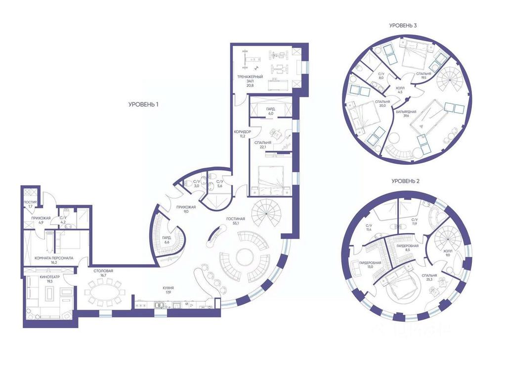 5-BD Apartment Sale, 391平方米 at Novaya zvezda, Raspletina Street, 14, Moscow, Russia #1 5-BD Apartment Sale, 391平方米 at Novaya zvezda, Raspletina Street, 14, Moscow, Russia #1
