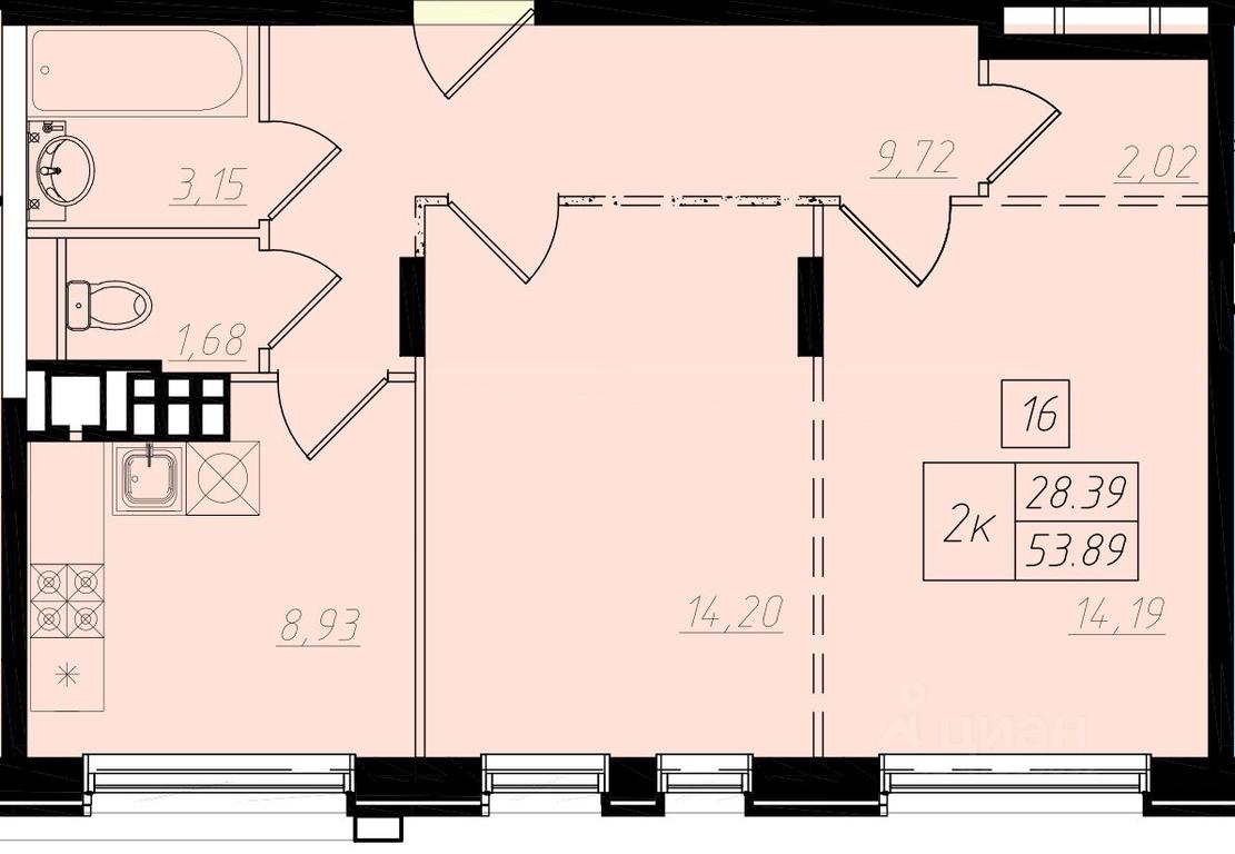 1-BD Apartment Sale, 53.6平方米 at Bristol, Shekspira Street, Moskovskiy Settlement, Moscow, Russia #1 1-BD Apartment Sale, 53.6平方米 at Bristol, Shekspira Street, Moskovskiy Settlement, Moscow, Russia #1