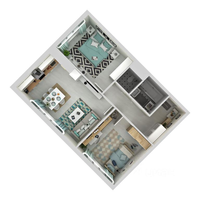 1-BD Apartment Sale, 48.5 sq. m. at Dve stolitsy, Transportniy Drive, Khimki, Moscow Region, Russia #1 1-BD Apartment Sale, 48.5 sq. m. at Dve stolitsy, Transportniy Drive, Khimki, Moscow Region, Russia #1