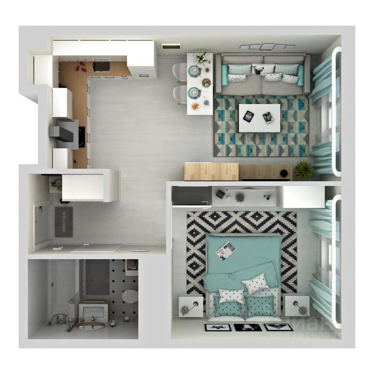 Apartment Sale, 34.1 sq. m. at Dve stolitsy, Transportniy Drive, Khimki, Moscow Region, Russia #1 Apartment Sale, 34.1 sq. m. at Dve stolitsy, Transportniy Drive, Khimki, Moscow Region, Russia #1