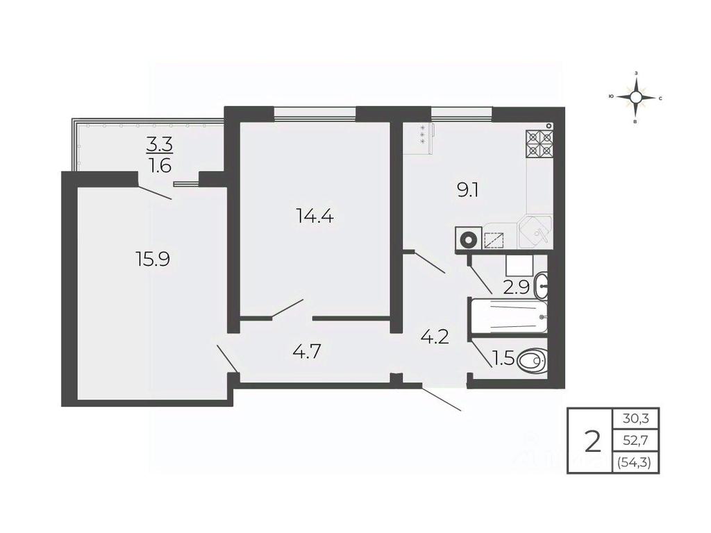 1-BD Apartment Sale, 54.3 sq. m. at Novy Blagodar, 2-y Shakhovskoy proyezd, Volokolamsk, Moscow Region, Russia #1 1-BD Apartment Sale, 54.3 sq. m. at Novy Blagodar, 2-y Shakhovskoy proyezd, Volokolamsk, Moscow Region, Russia #1