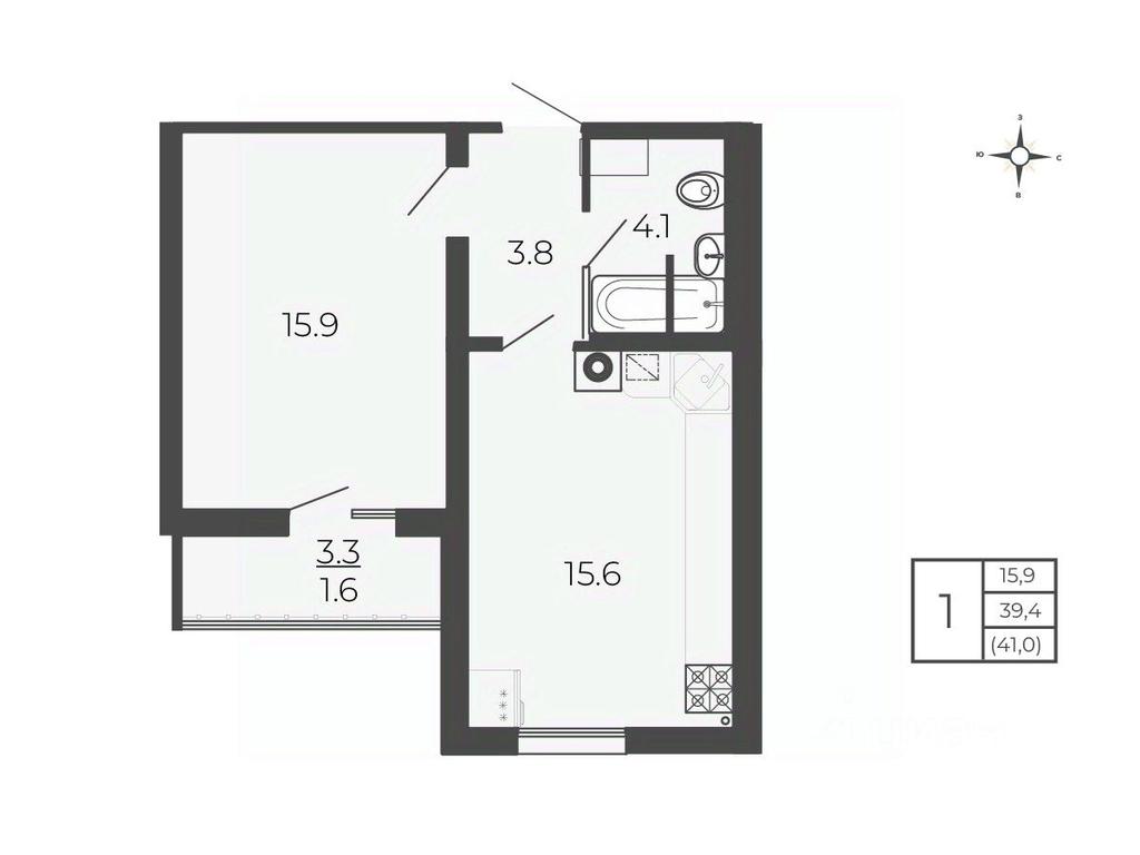 Apartment Sale, 41 sq. m. at Novy Blagodar, 2-y Shakhovskoy proyezd, Volokolamsk, Moscow Region, Russia #1 Apartment Sale, 41 sq. m. at Novy Blagodar, 2-y Shakhovskoy proyezd, Volokolamsk, Moscow Region, Russia #1