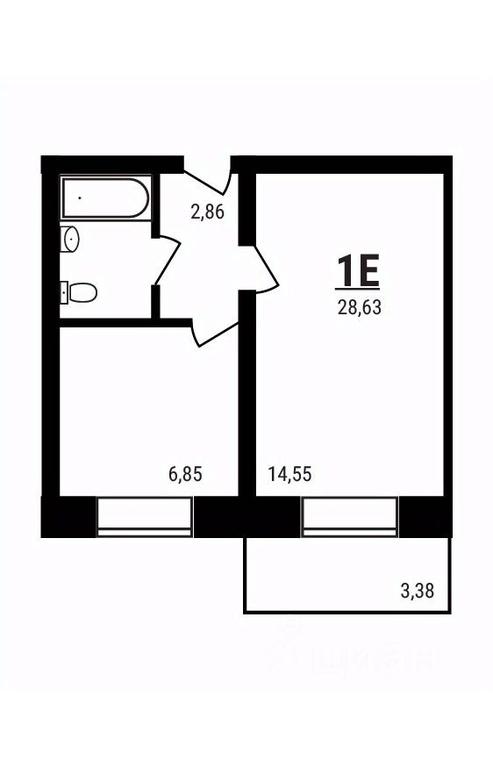 Apartment Sale, 28.63平方米 at Druzhny, mikrorayon Druzhny, rabochiy posyolok Tuchkovo, Ruzskiy City District, Moscow Region, Russia #1 Apartment Sale, 28.63平方米 at Druzhny, mikrorayon Druzhny, rabochiy posyolok Tuchkovo, Ruzskiy City District, Moscow Region, Russia #1