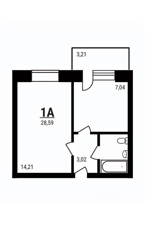 Apartment Sale, 28.59平方米 at Druzhny, mikrorayon Druzhny, rabochiy posyolok Tuchkovo, Ruzskiy City District, Moscow Region, Russia #1 Apartment Sale, 28.59平方米 at Druzhny, mikrorayon Druzhny, rabochiy posyolok Tuchkovo, Ruzskiy City District, Moscow Region, Russia #1